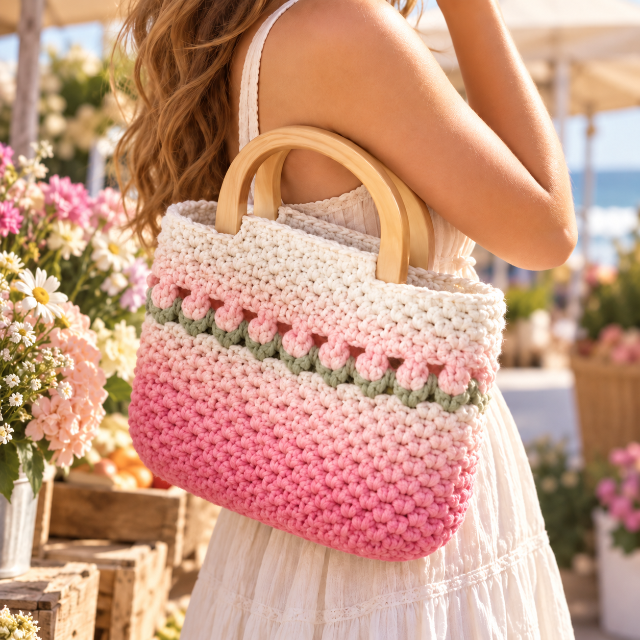 Handmade Crochet Mini Handbag