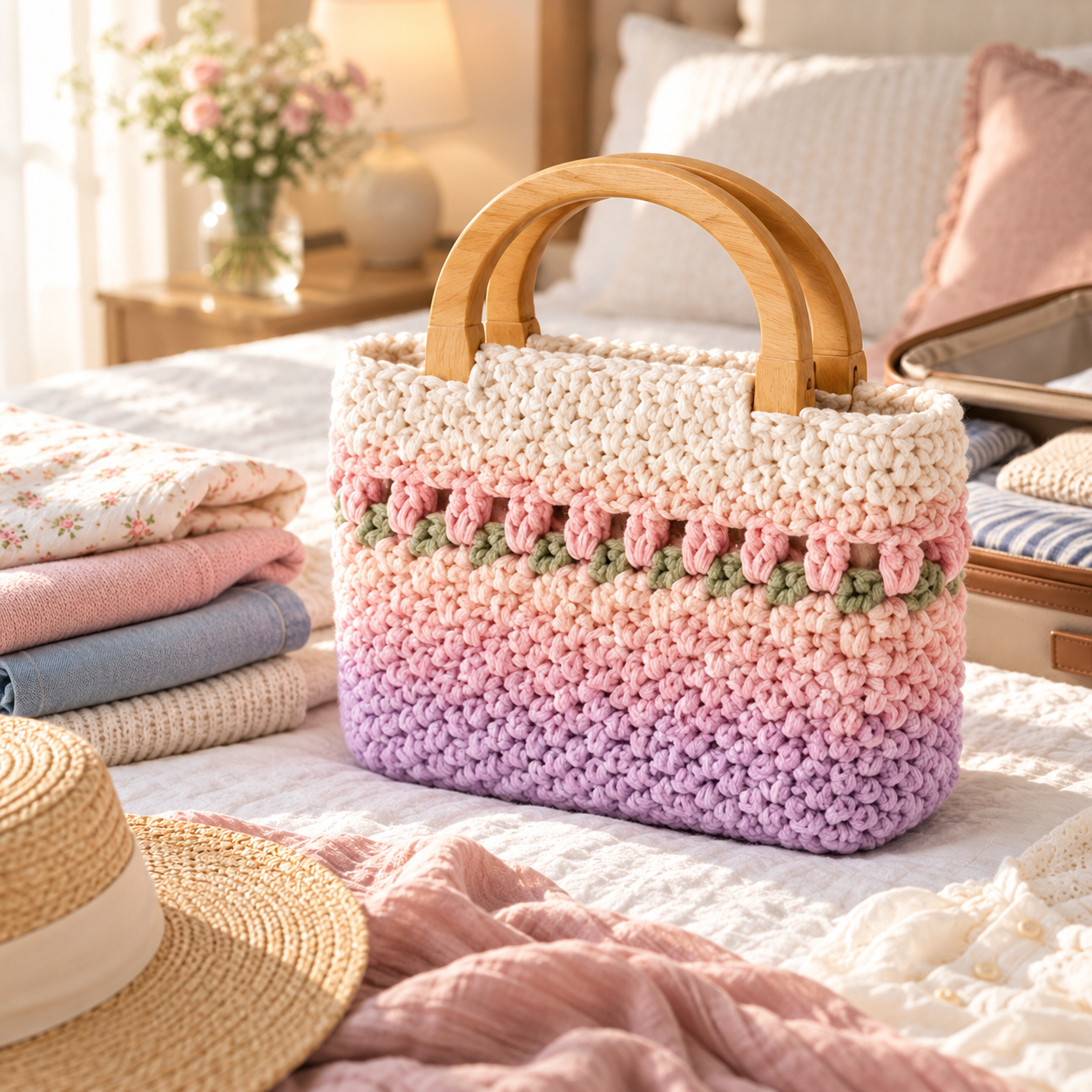 Handmade Crochet Mini Handbag