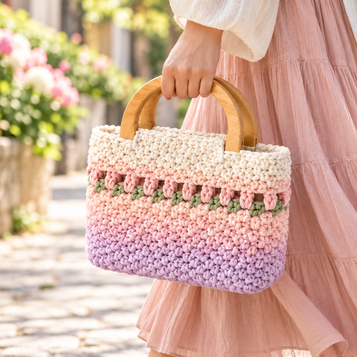 Handmade Crochet Mini Handbag
