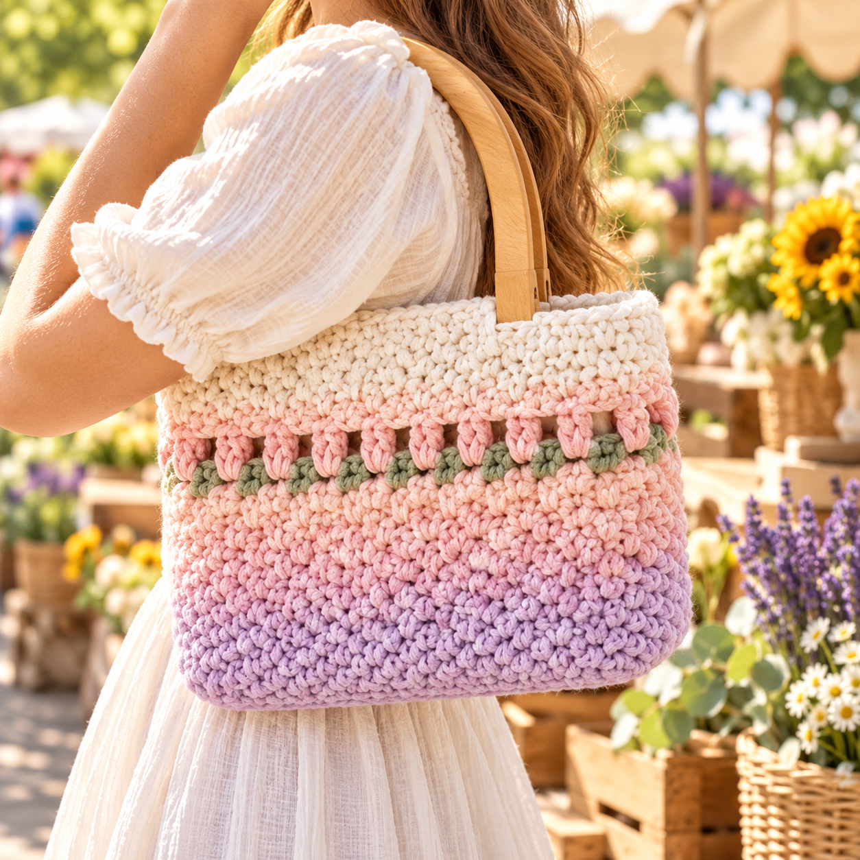 Handmade Crochet Mini Handbag