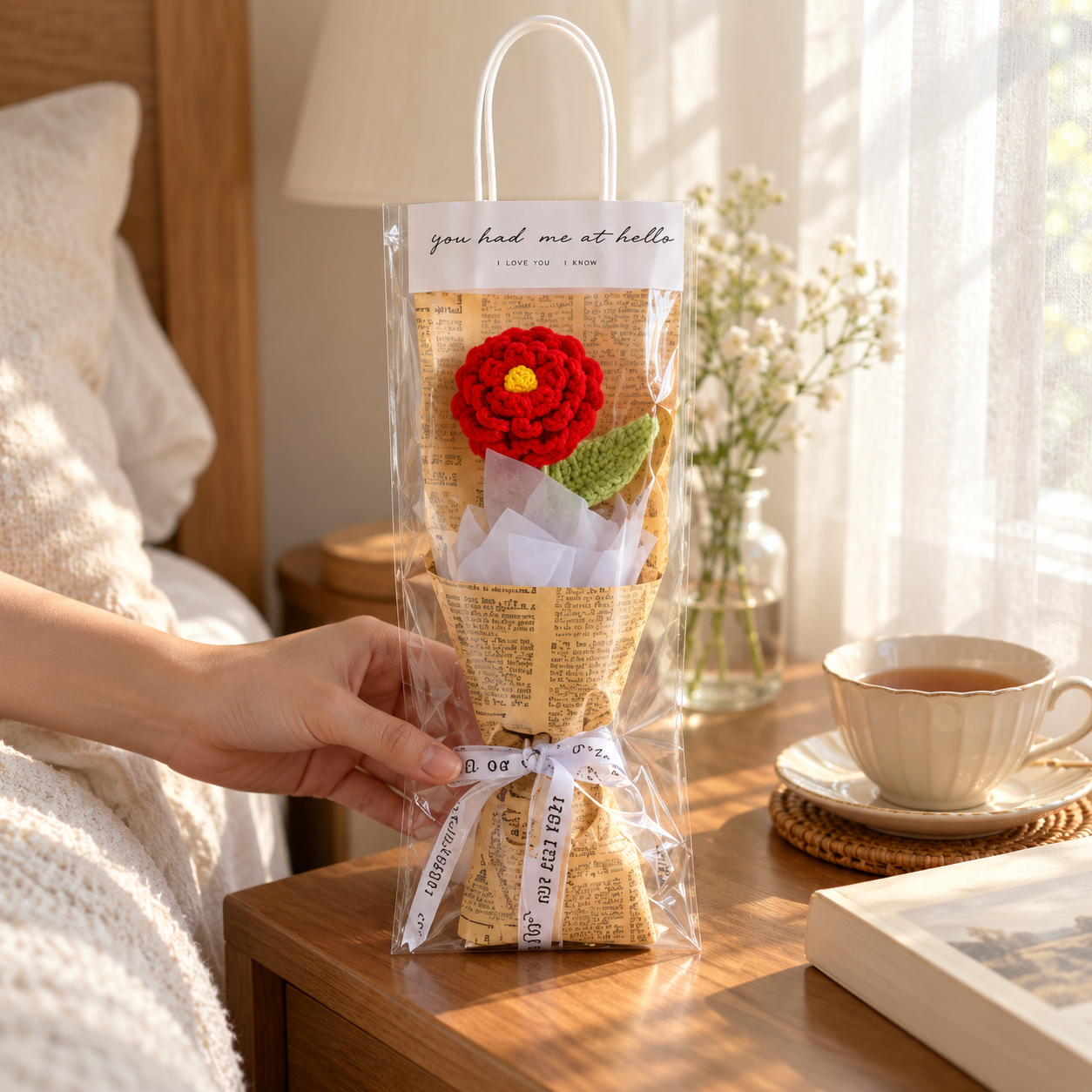 Handmade Crochet Mini Flower Bouquet
