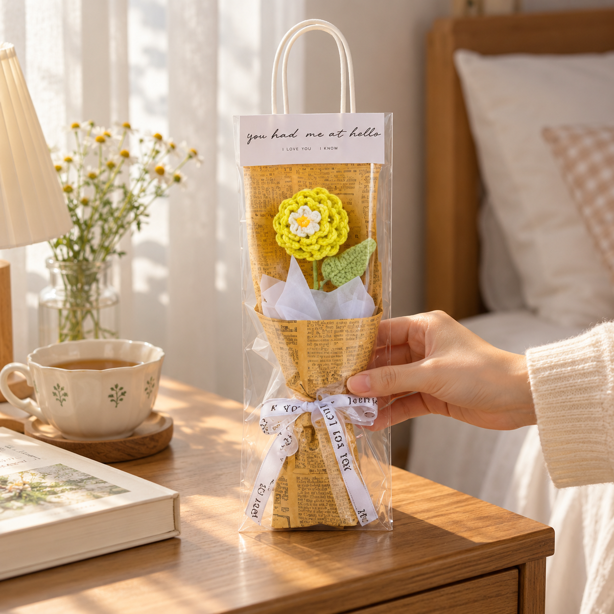 Handmade Crochet Mini Flower Bouquet